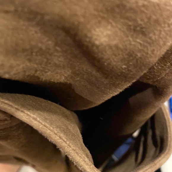 Faconnable brown suede lined skirt wrap knee length-12-Bundle discount - Picture 12 of 12